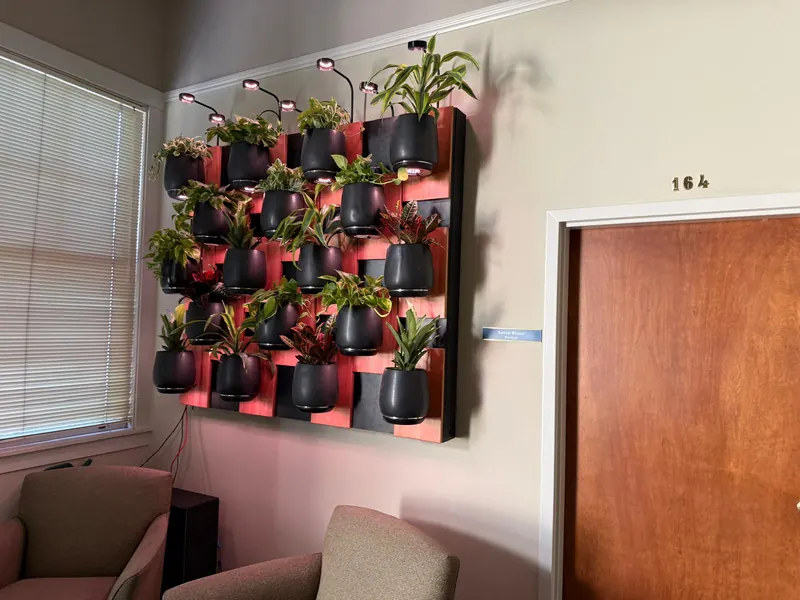 BioBulb living plant wall installed at Menlo College