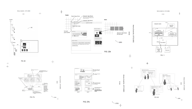 The patented FileMap interface, in patent drawings