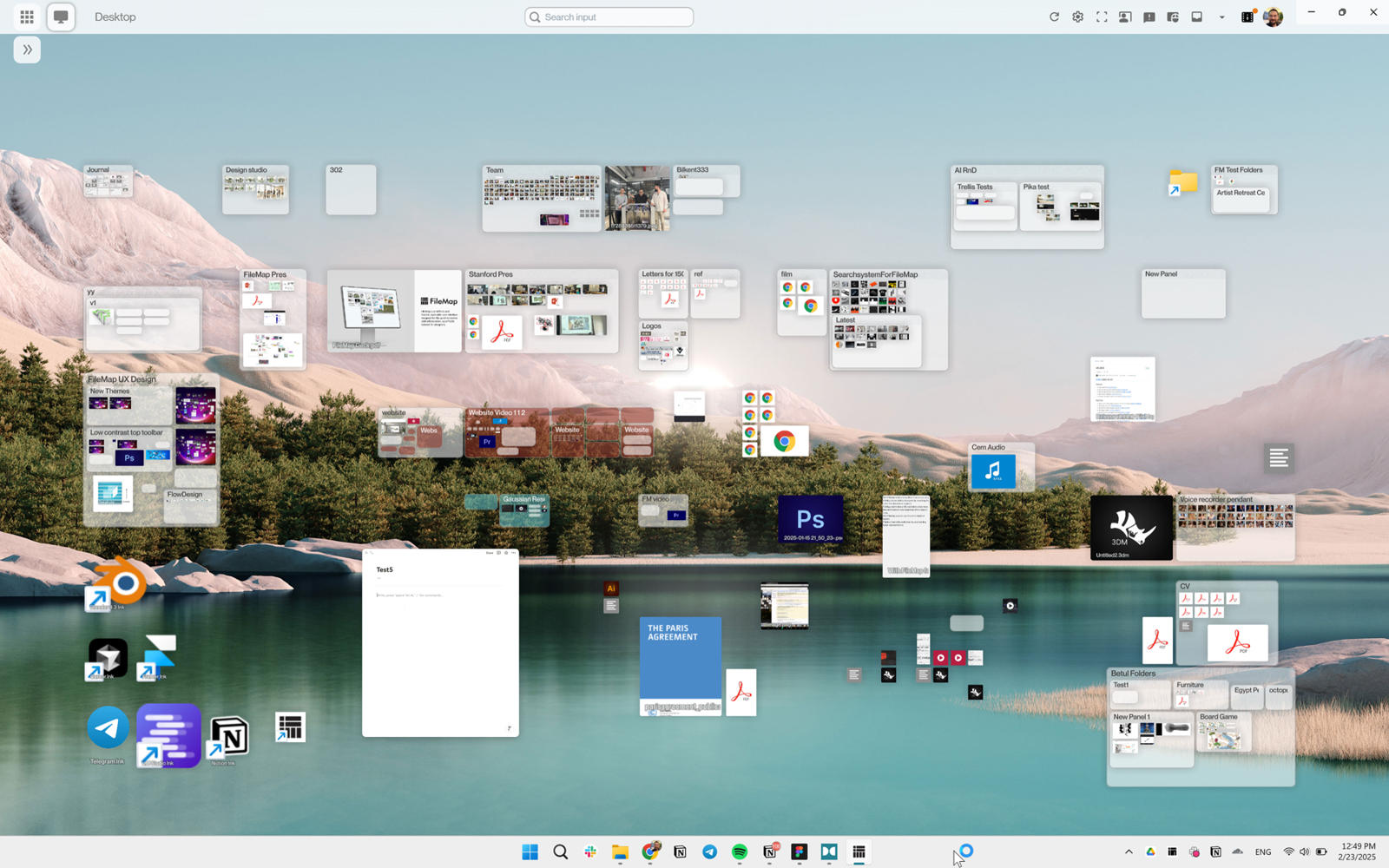 FileMap Desktop in use, a real screenshot (light theme)